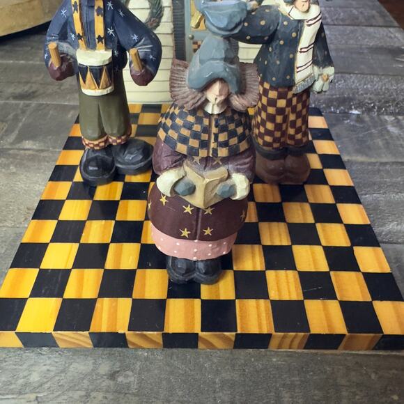 Williraye Studio Limited Ed Christmas "A Country Carol" 5 Pcs Signed 613/5000 - Picture 3 of 7